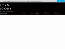 Tablet Screenshot of martyngregory.com